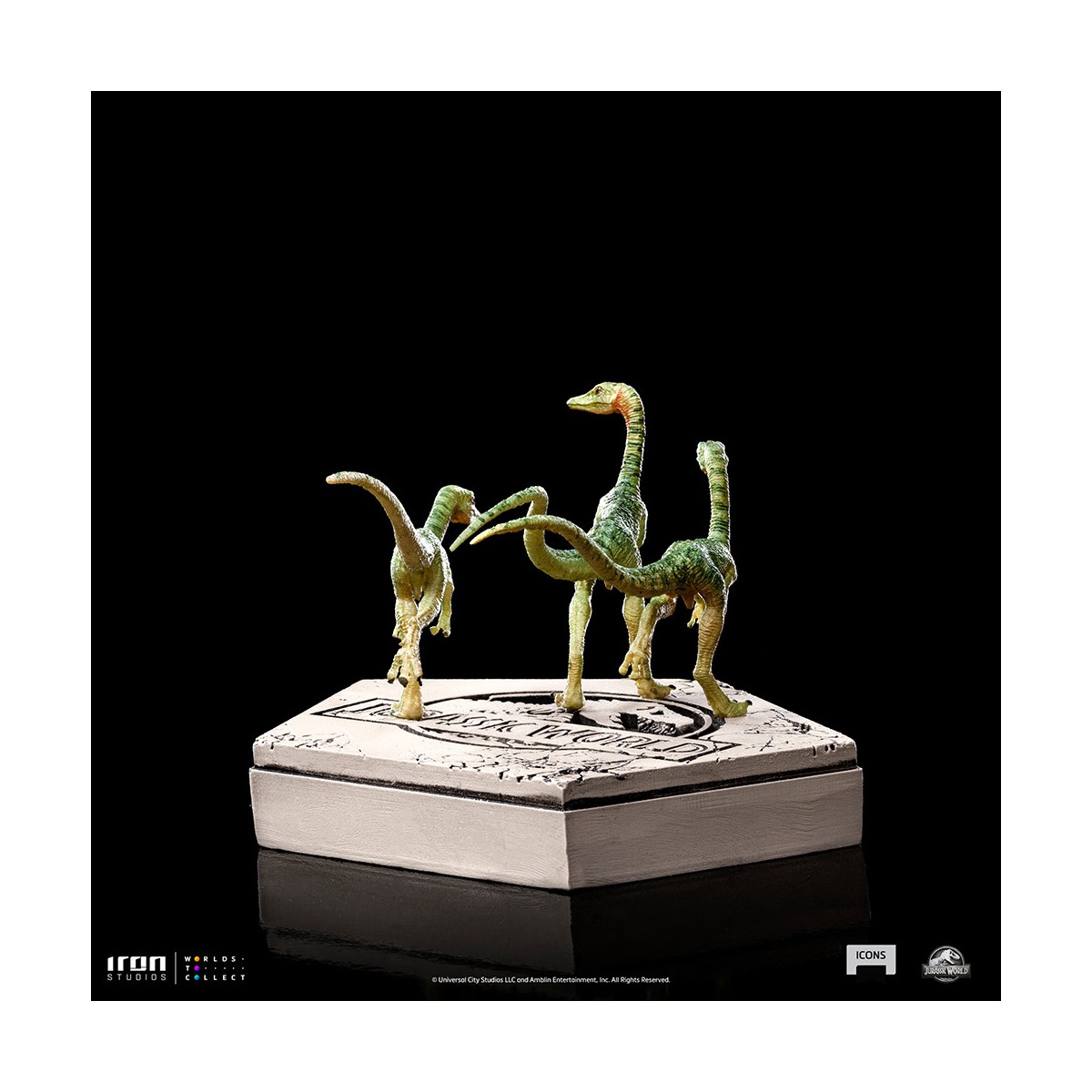 Iron Studios - Compsognathus - Jurassic World Icons