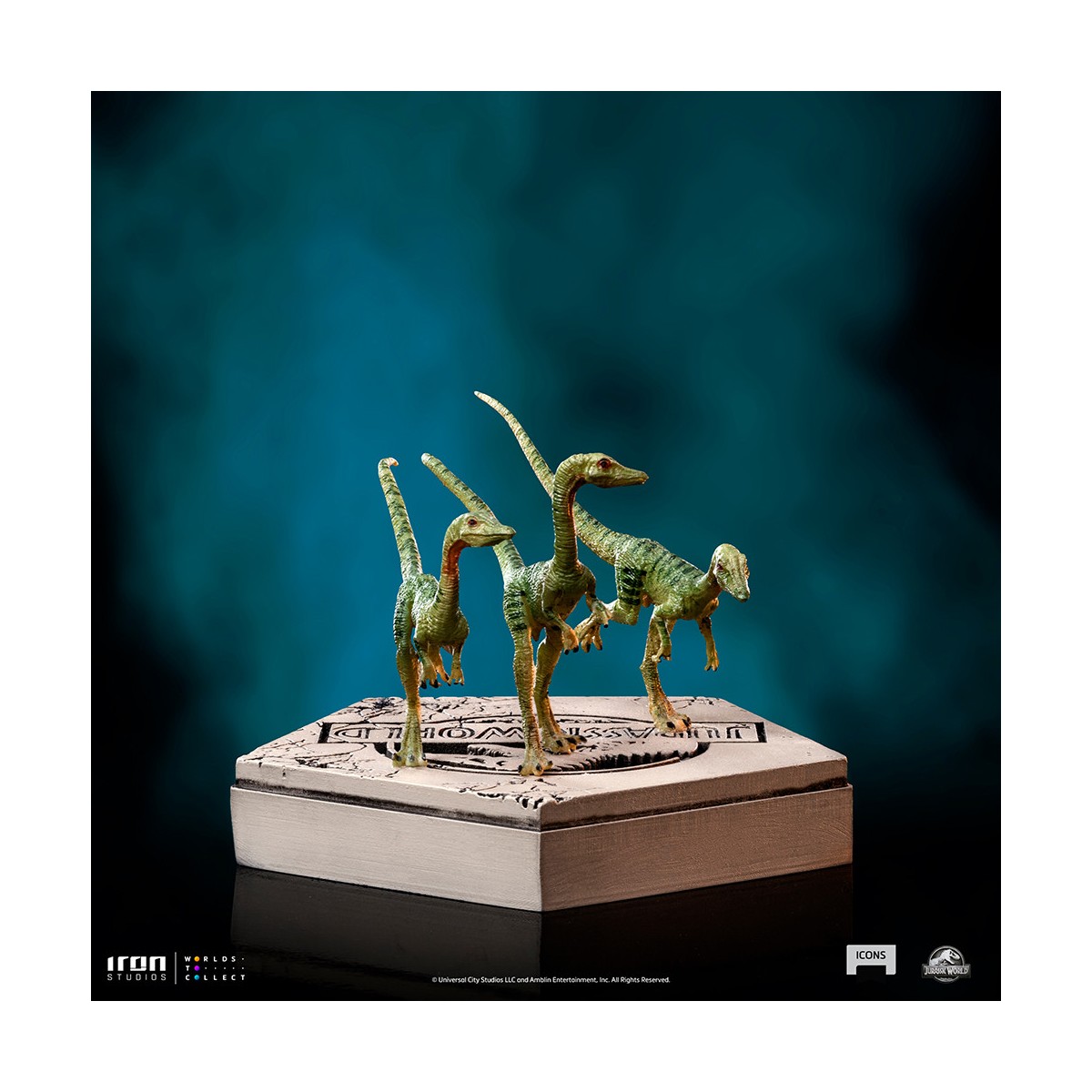 Iron Studios - Compsognathus - Jurassic World Icons
