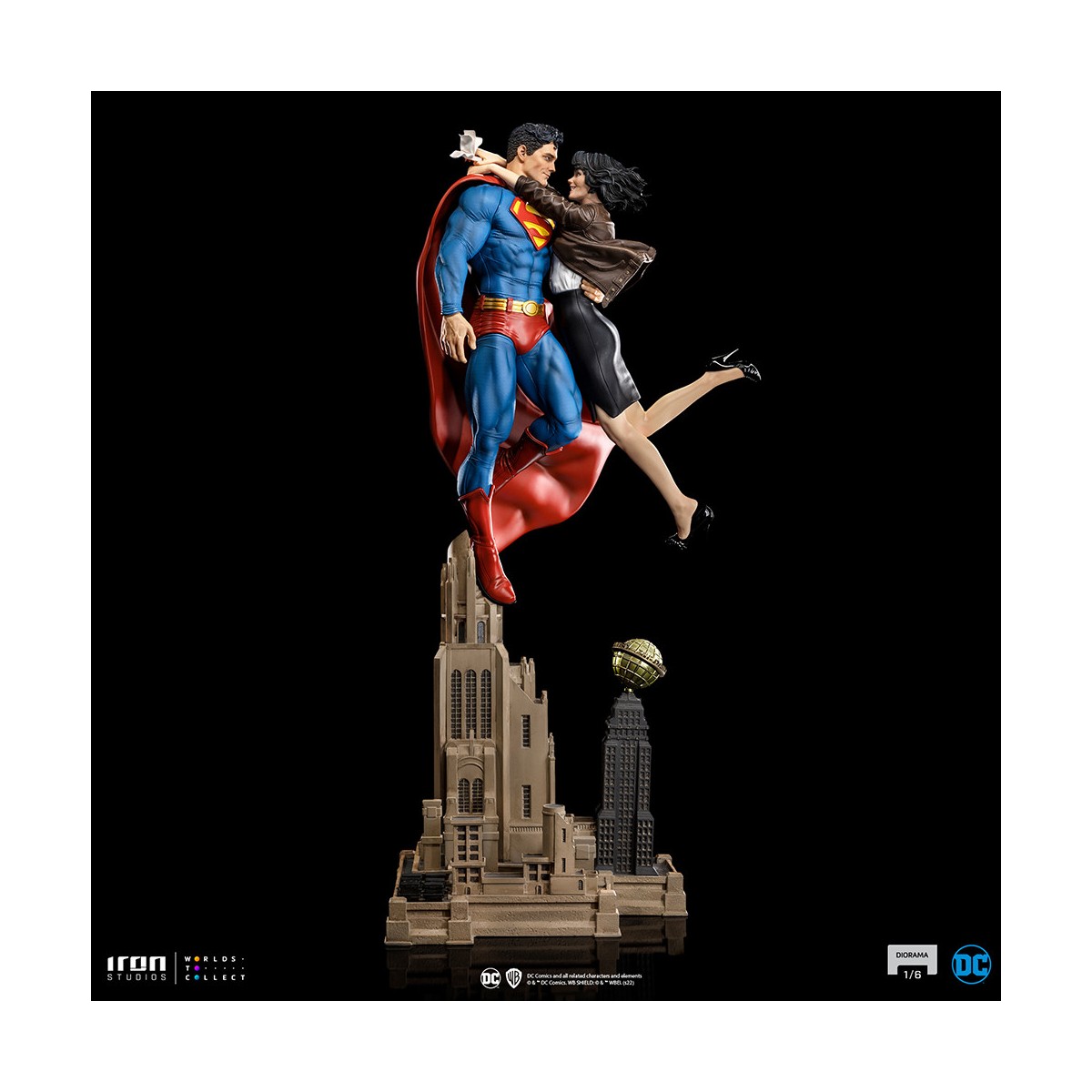 Iron Studios - Superman und Loic Lane Diorama 1/6