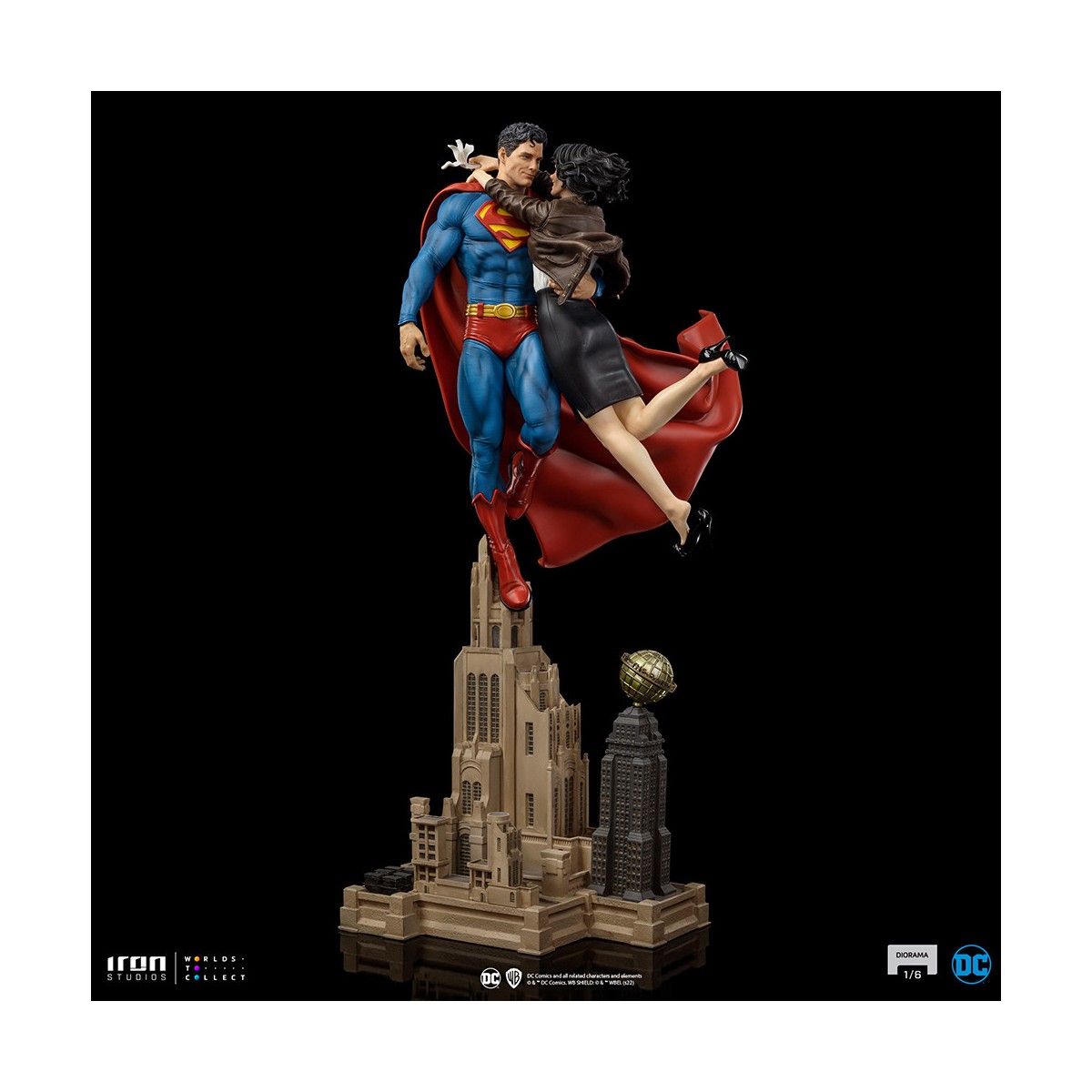 Iron Studios - Superman und Loic Lane Diorama 1/6
