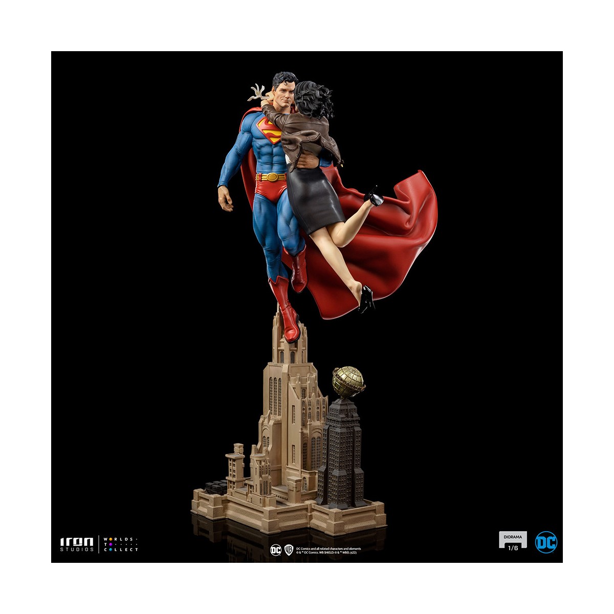 Iron Studios - Superman und Loic Lane Diorama 1/6