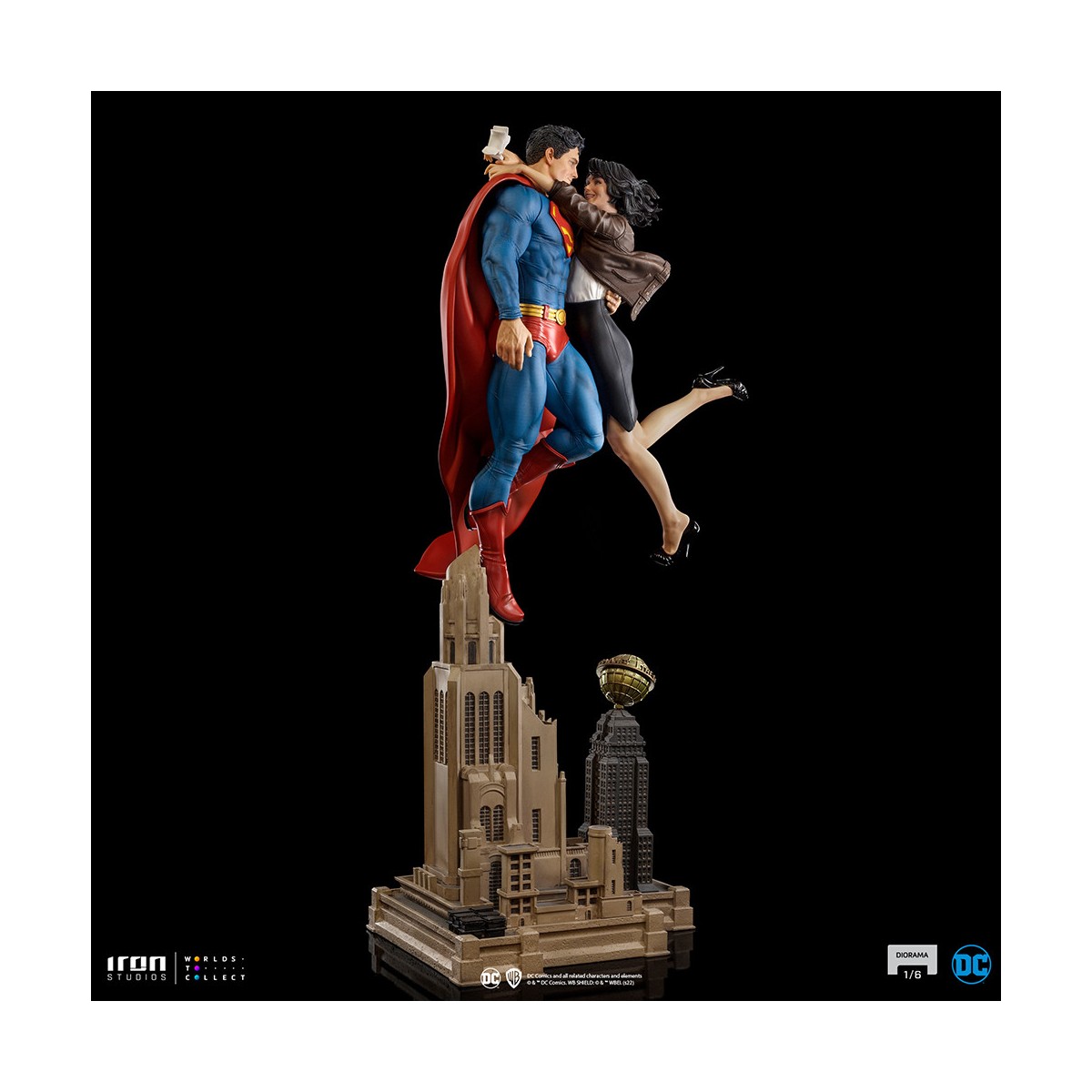 Iron Studios - Superman und Loic Lane Diorama 1/6