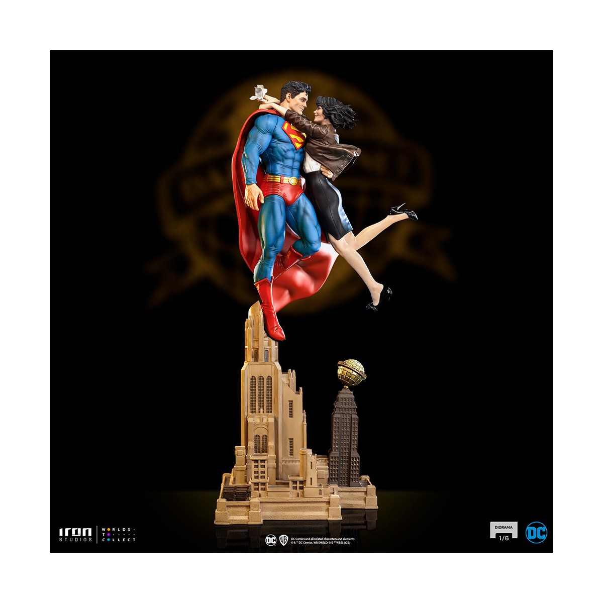 Iron Studios - Superman und Loic Lane Diorama 1/6