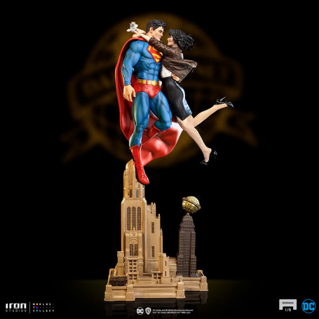 Iron Studios - Superman und Loic Lane Diorama 1/6