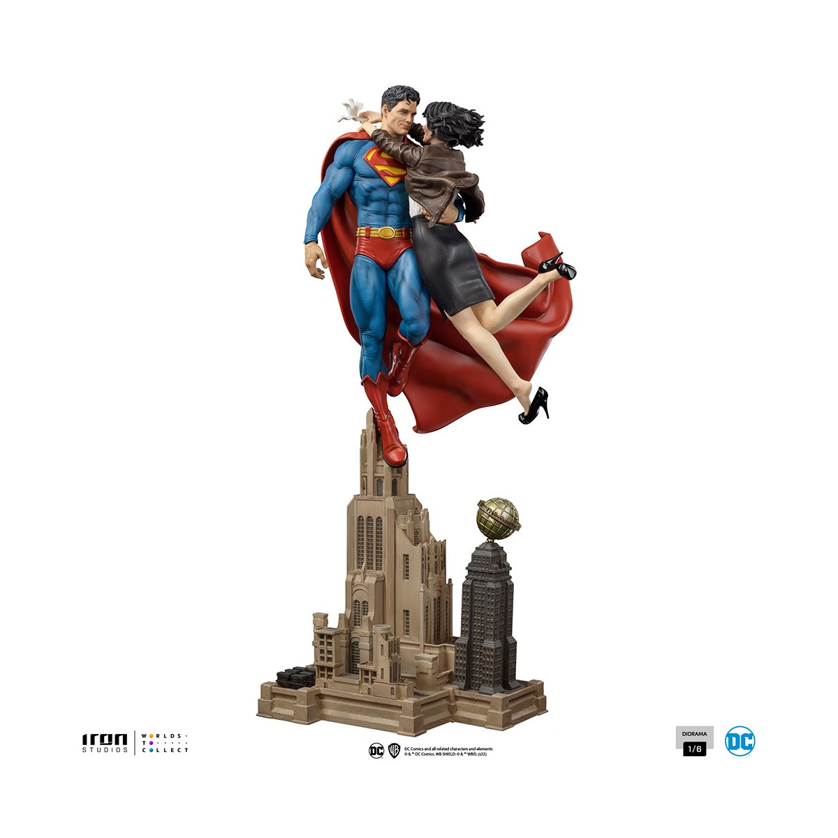 Iron Studios - Superman und Loic Lane Diorama 1/6