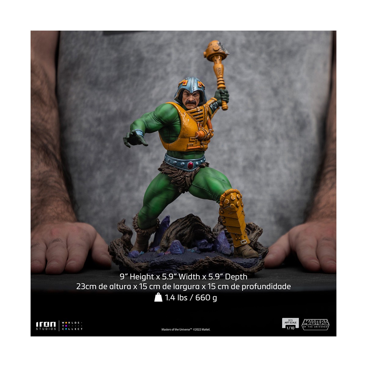 Iron Studios - BDS Art Scale 1/10 - Man-at-Arms - Der Meister der Waffen - Die Meister des Universums