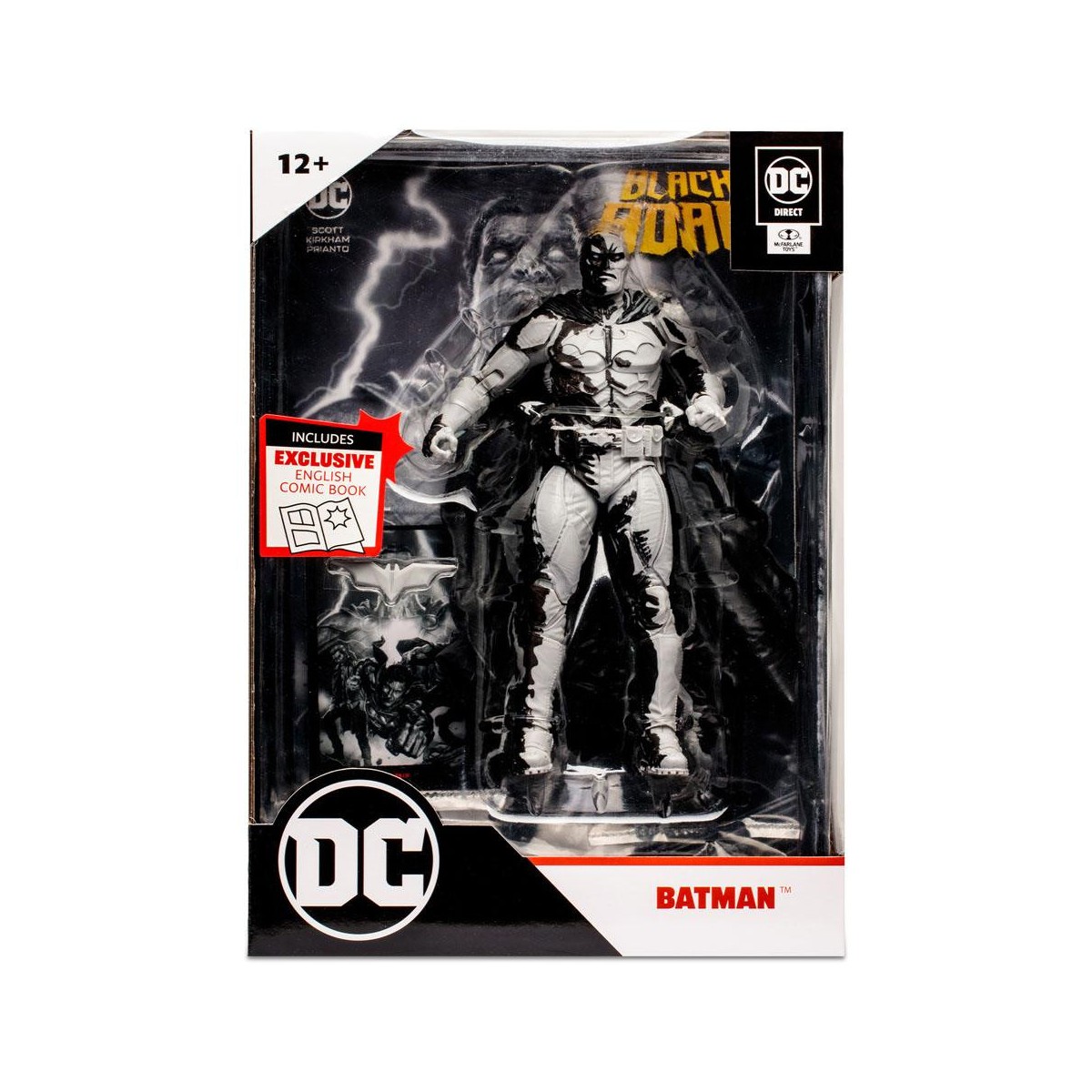 Mc Farlane DC Direct - Page Punchers - Black Adam Batman Art Variant - Gold Label SDCC 2022