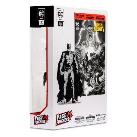 Mc Farlane DC Direct - Page Punchers - Black Adam Batman Art Variant - Gold Label SDCC 2022