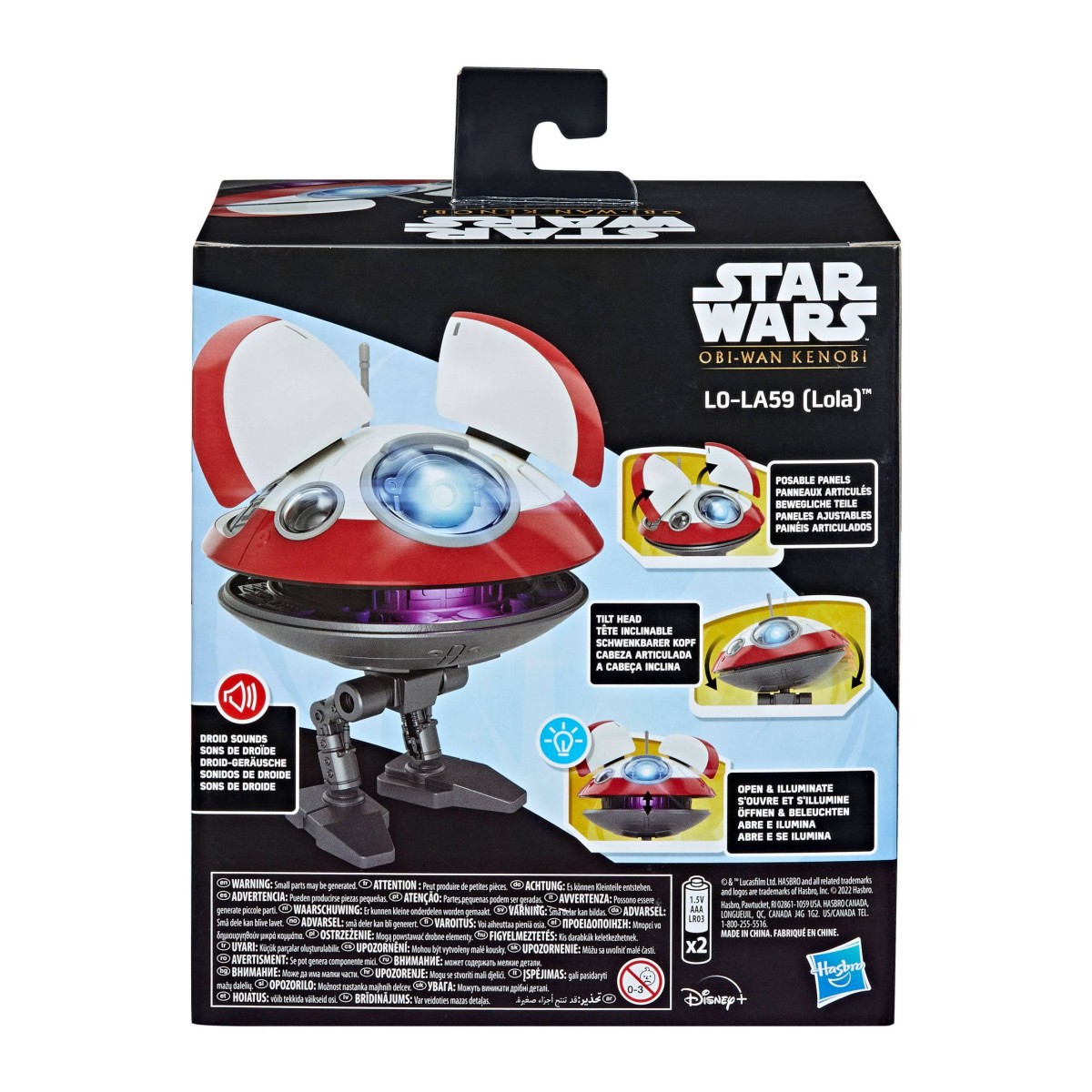 Hasbro Star Wars LO-LA59 (Lola) 13 cm Obi-Wan Kenobi elektronische Figur