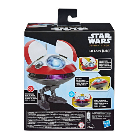 Hasbro Star Wars LO-LA59 (Lola) 13 cm Obi-Wan Kenobi elektronische Figur