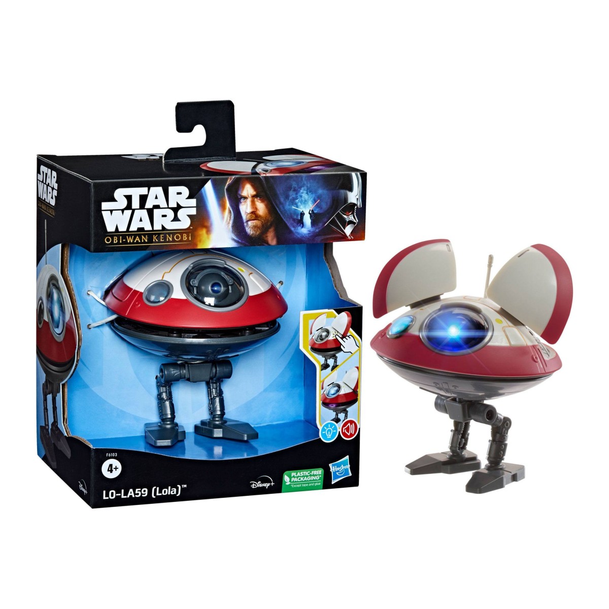 Hasbro Star Wars LO-LA59 (Lola) 13 cm Obi-Wan Kenobi elektronische Figur
