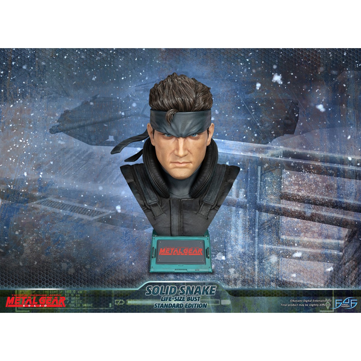 Metal Gear Solid - Buste Solid Snake Life Size - First 4 Figures
