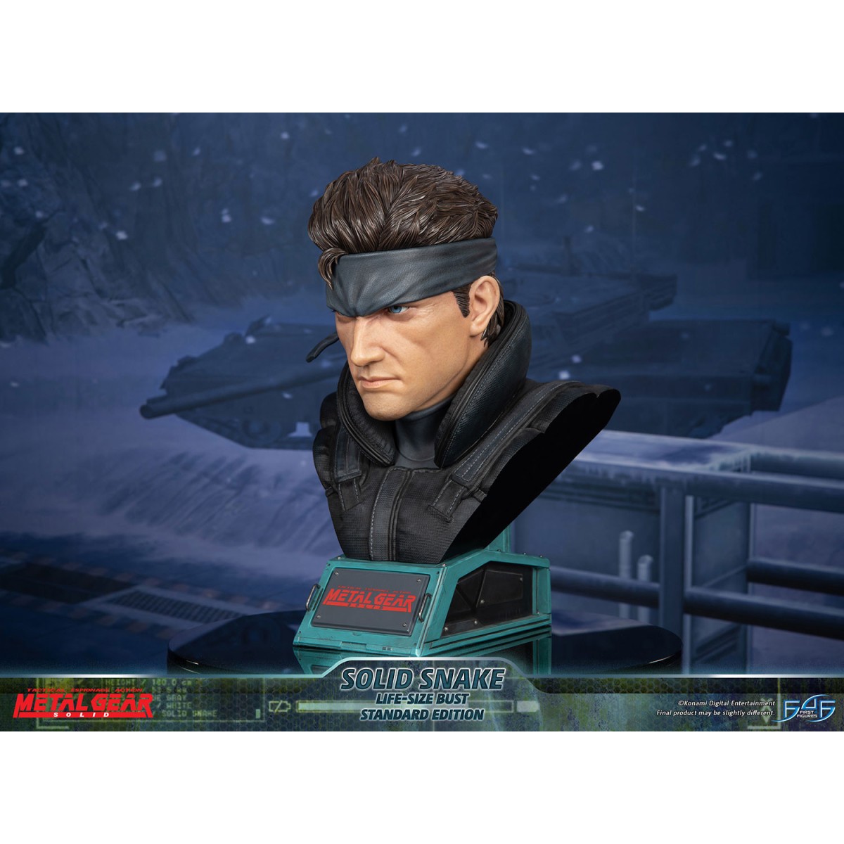 Metal Gear Solid - Buste Solid Snake Life Size - First 4 Figures