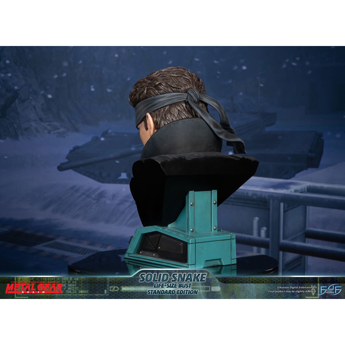 Metal Gear Solid - Buste Solid Snake Life Size - First 4 Figures