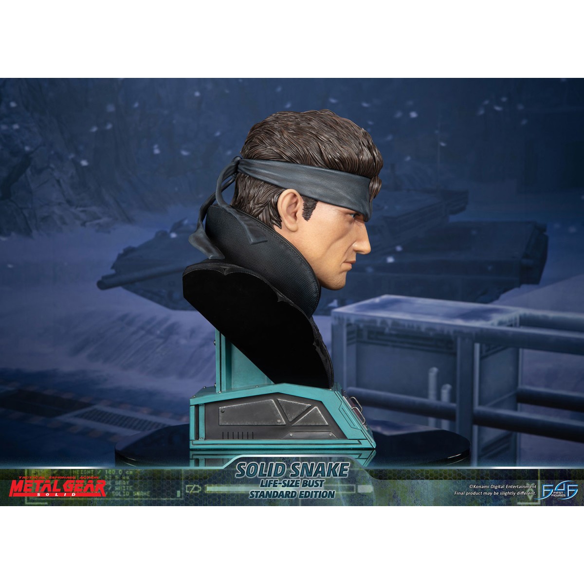 Metal Gear Solid - Buste Solid Snake Life Size - First 4 Figures