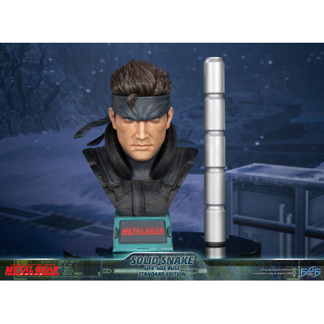 Metal Gear Solid - Buste Solid Snake Life Size - First 4 Figures