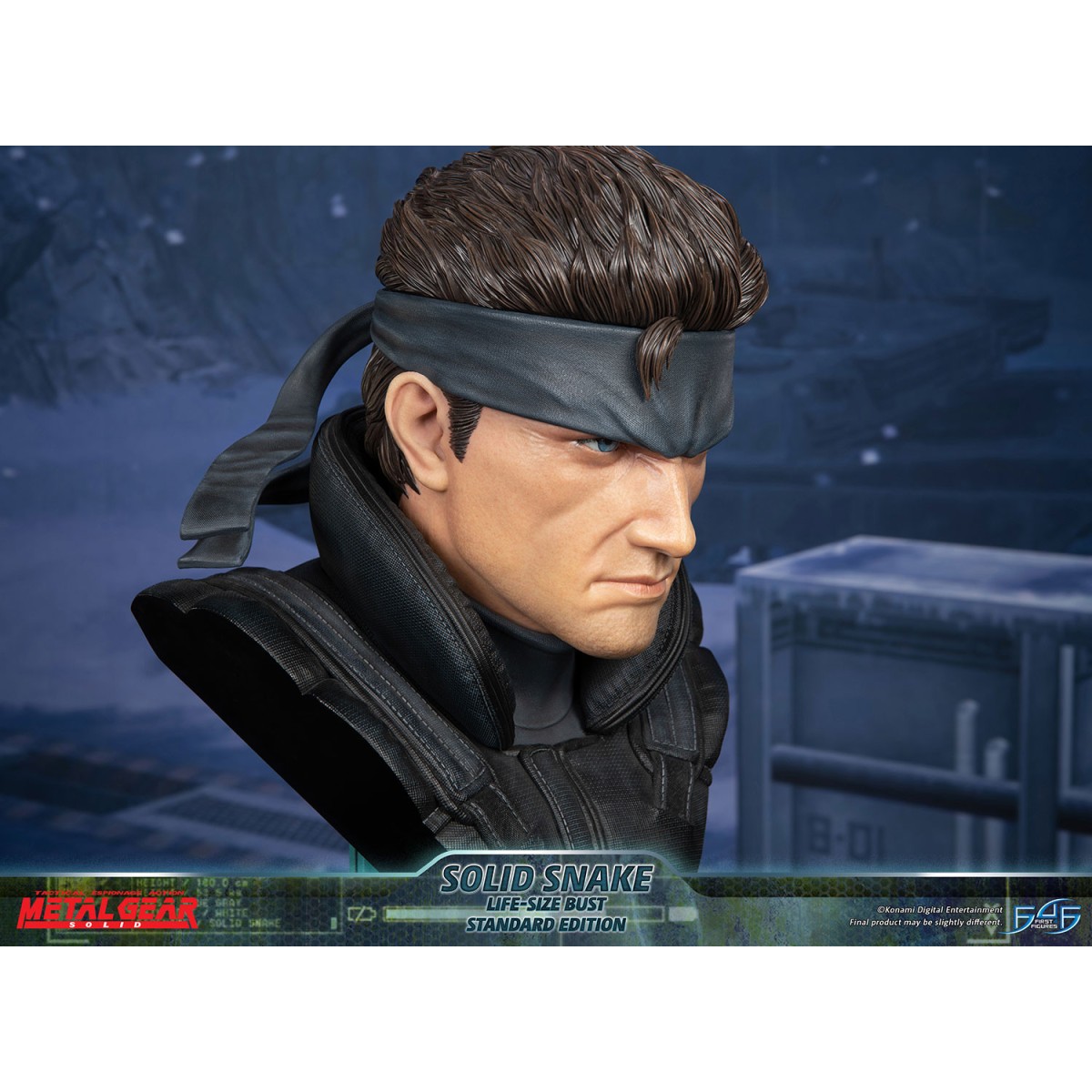 Metal Gear Solid - Buste Solid Snake Life Size - First 4 Figures