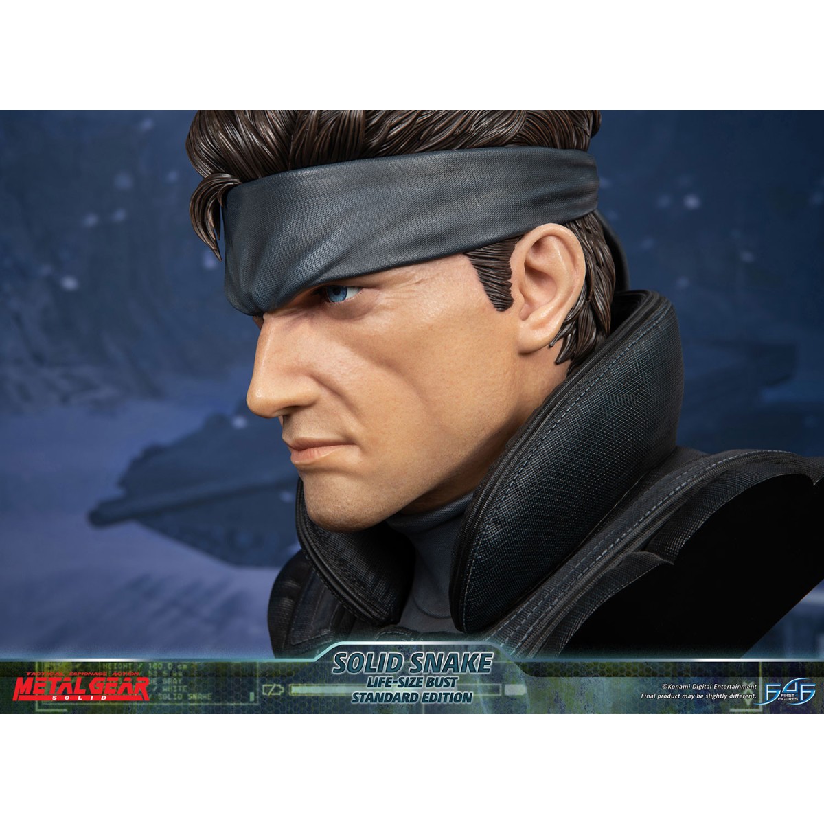 Metal Gear Solid - Buste Solid Snake Life Size - First 4 Figures