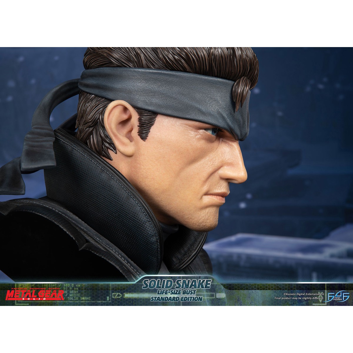 Metal Gear Solid - Buste Solid Snake Life Size - First 4 Figures