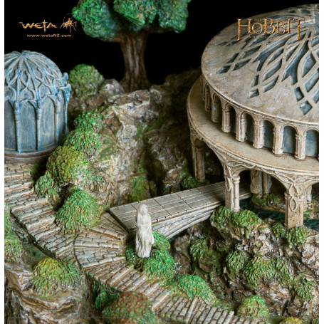 Weta Le Hobbit statue White Council Chamber