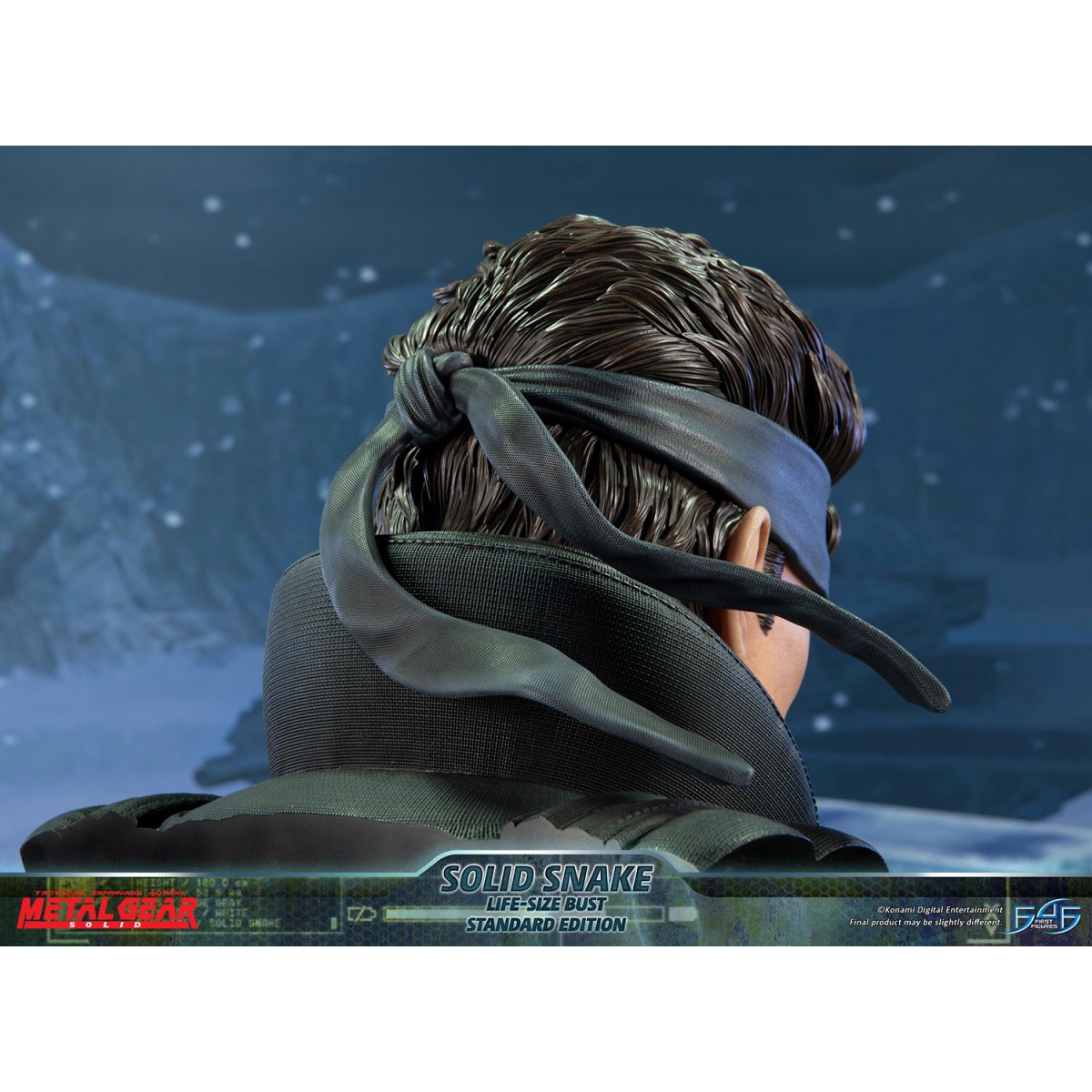 Metal Gear Solid - Buste Solid Snake Life Size - First 4 Figures