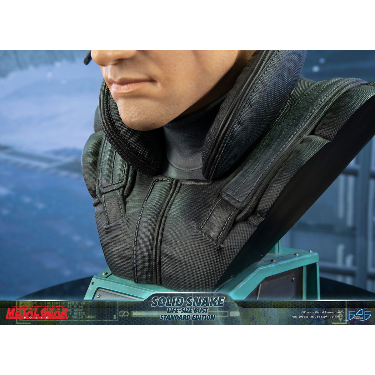 Metal Gear Solid - Buste Solid Snake Life Size - First 4 Figures