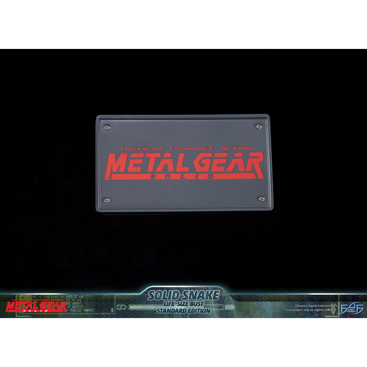 Metal Gear Solid - Buste Solid Snake Life Size - First 4 Figures