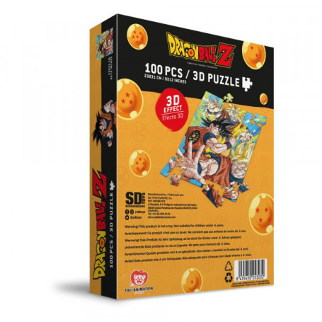 SD Toys - Dragon Ball Z - Goku Saiyan Puzzle - 100 Teile