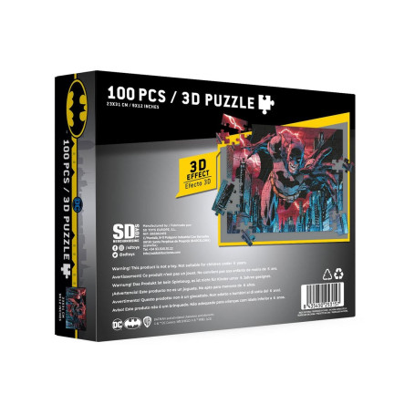 SD Toys - Puzzle DC COMICS 3D-Effekt - Batman Urban Legend - 100 Teile