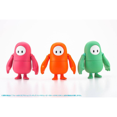 Fotobukiya - Pack 01 Movie Star / Chicken Skin Gelenkte Figur 1/20 FALL GUYS: ULTIMATE KNOCKOUT