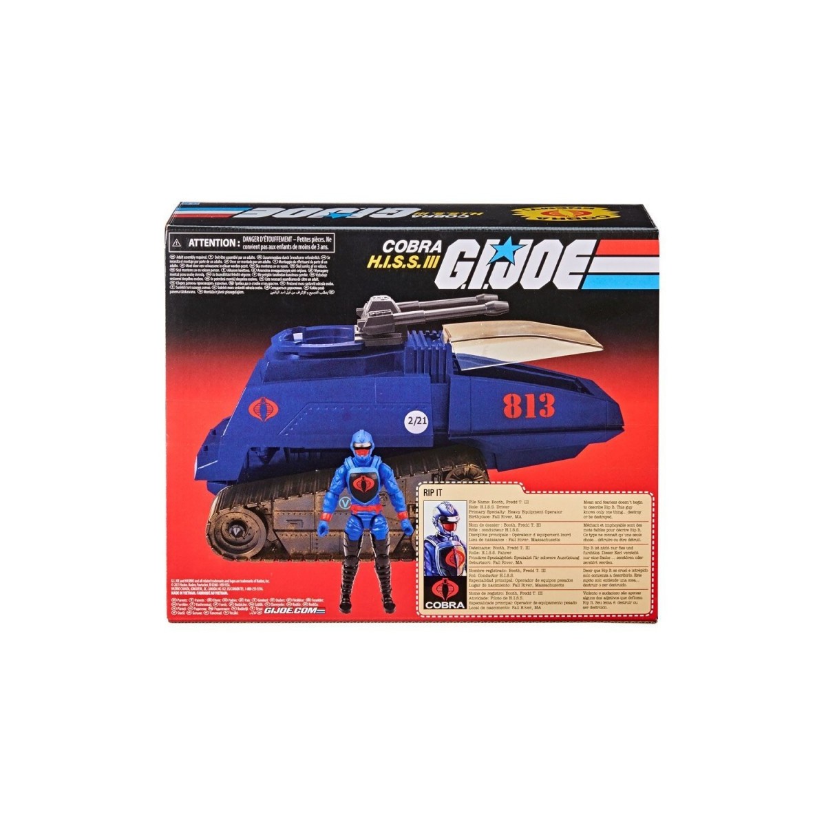 Hasbro G.I.JOE Retro Serie - H.I.S.S. III + Rip It