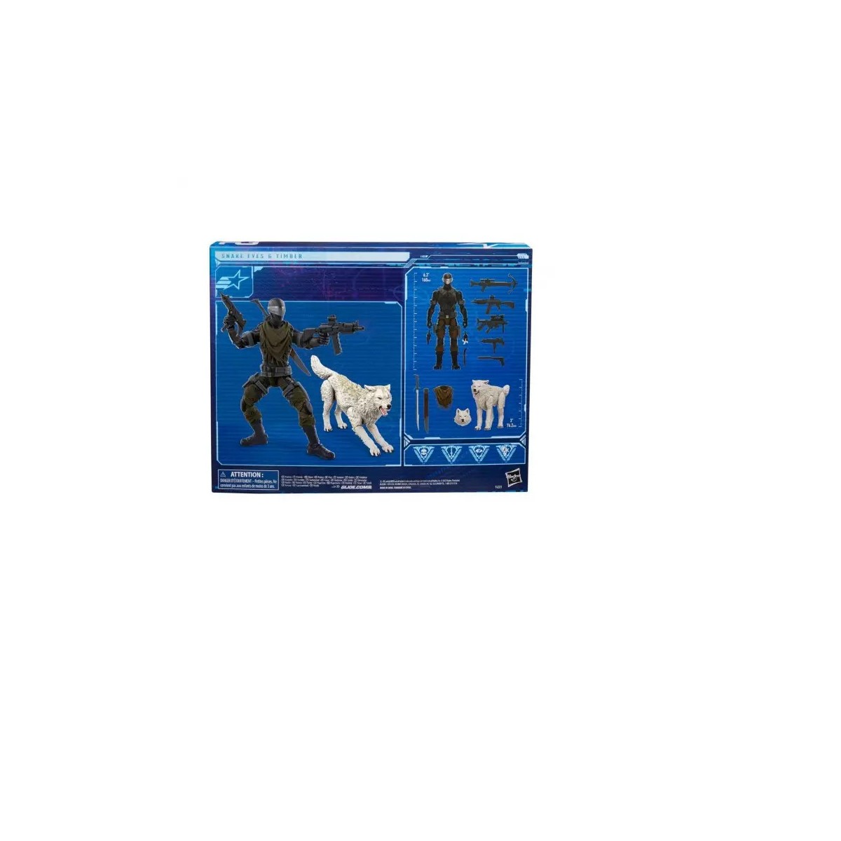 Hasbro G.I.JOE - Set bestehend aus 2 Figuren Snake eyes & Timber - Classified Series