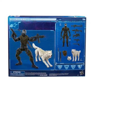 Hasbro G.I.JOE - Set bestehend aus 2 Figuren Snake eyes & Timber - Classified Series