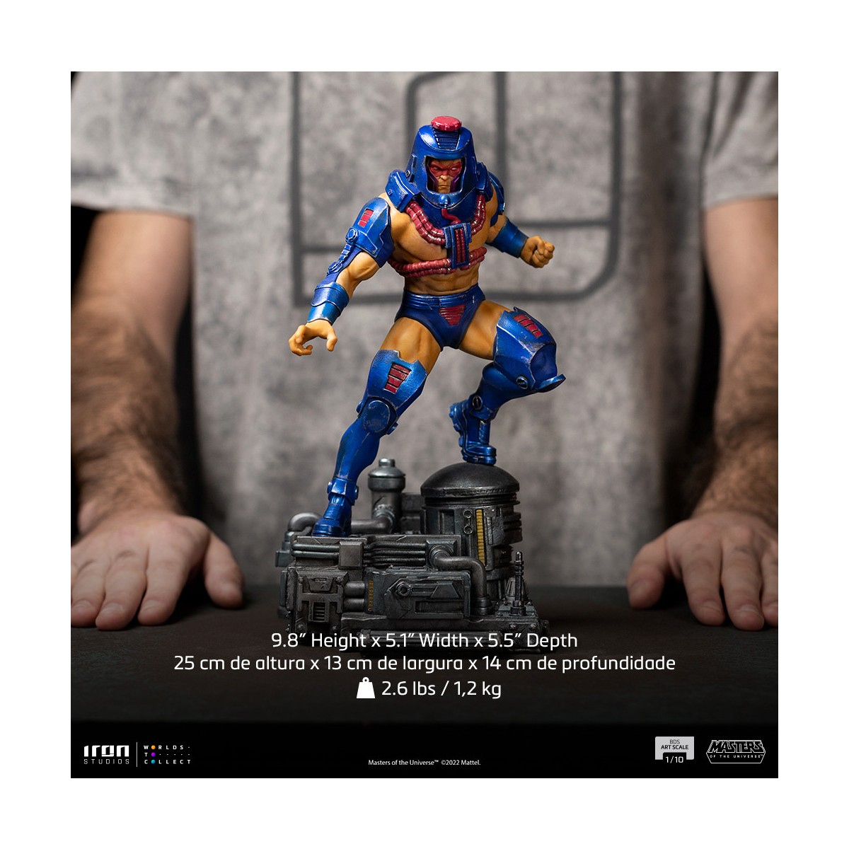 Iron Studios - BDS Art Scale 1/10 - Man-E-Face - Masters of the Universe - Die Meister des Universums