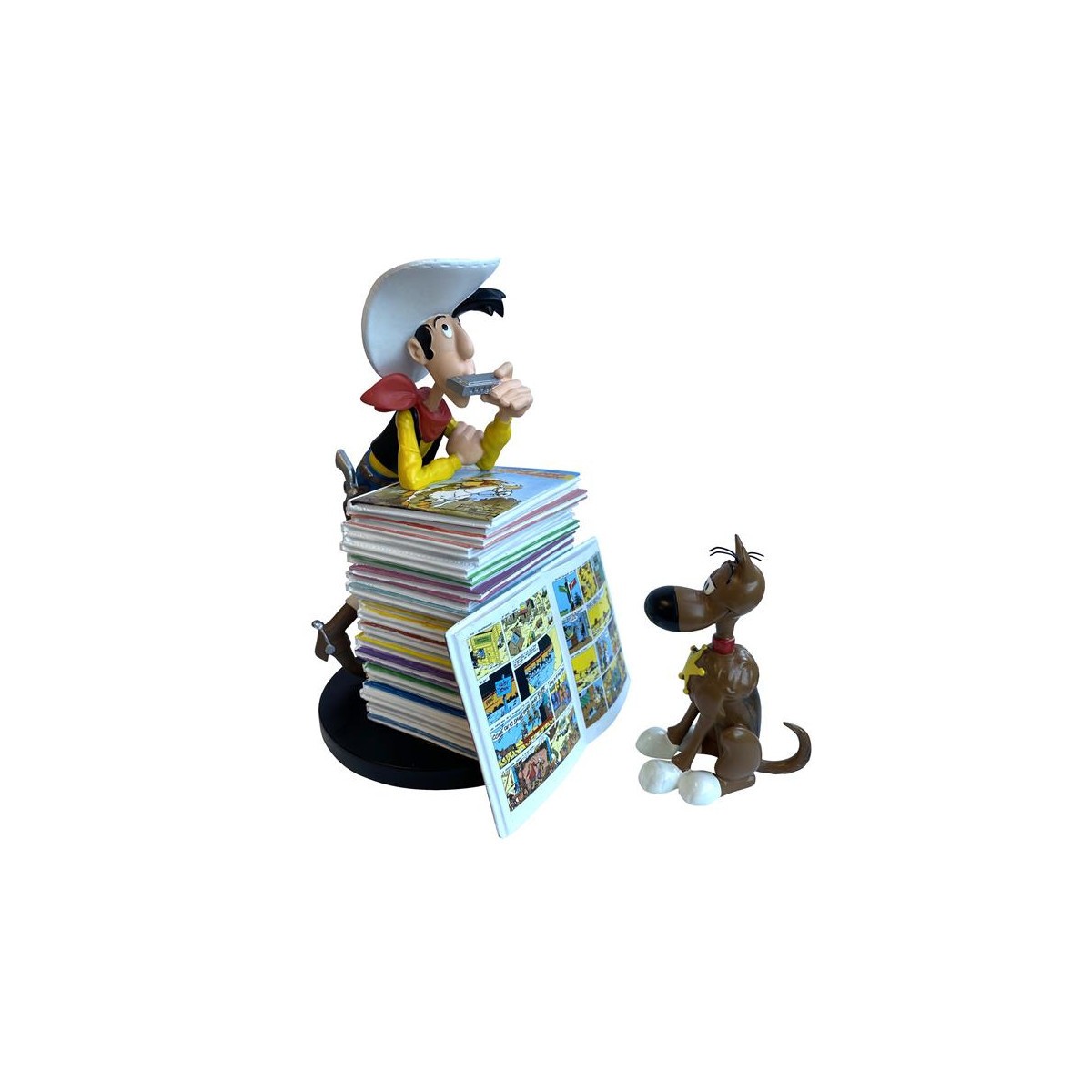 Collectoys - Lucky Luke & Rantanplan - Albenstapel
