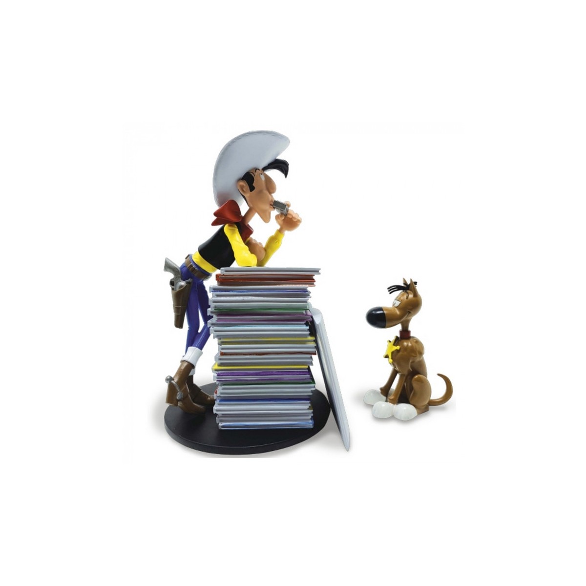 Collectoys - Lucky Luke & Rantanplan - Albenstapel