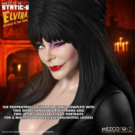 Mezco - Static 6 - Elvira Herrin der Finsternis 1/6 Statue