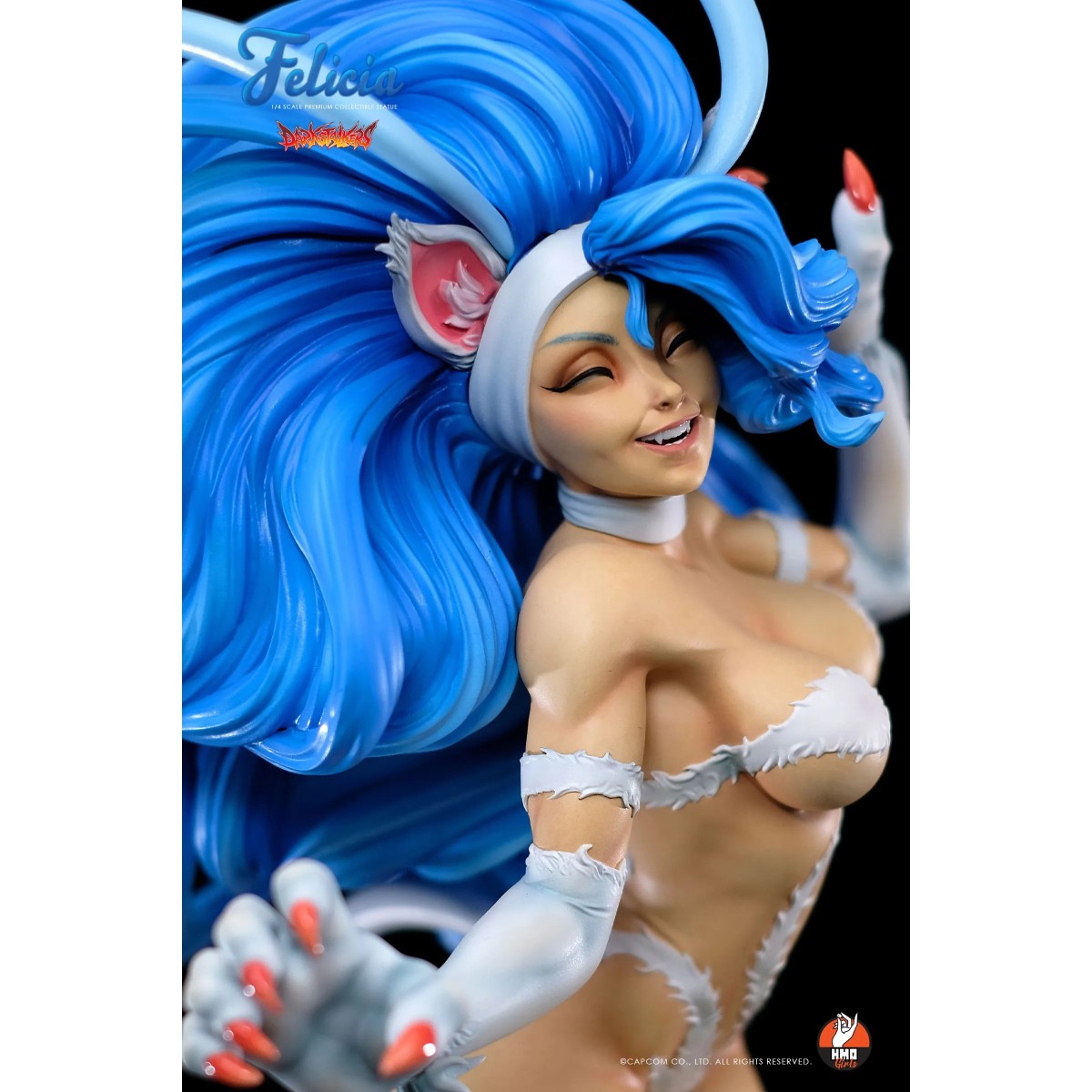 HMO Girls - Felicia 1/4 Weiß Version Darkstalkers - Hand Made Object