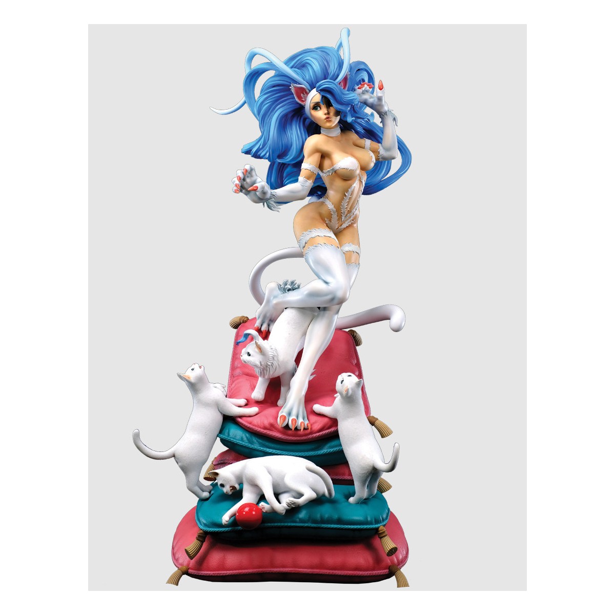 HMO Girls - Felicia 1/4 Weiß Version Darkstalkers - Hand Made Object
