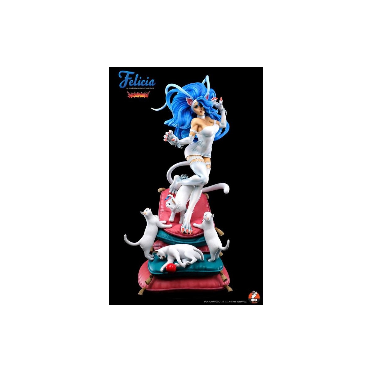HMO Girls - Felicia 1/4 Weiß Version Darkstalkers - Hand Made Object