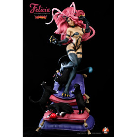 HMO Girls - Felicia 1/4 Schwarz Version Darkstalkers - Hand Made Object
