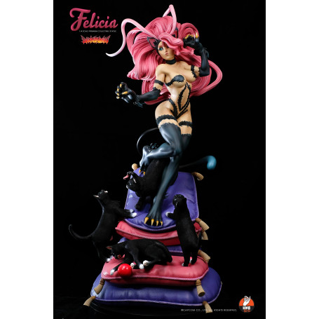 HMO Girls - Felicia 1/4 Schwarz Version Darkstalkers - Hand Made Object