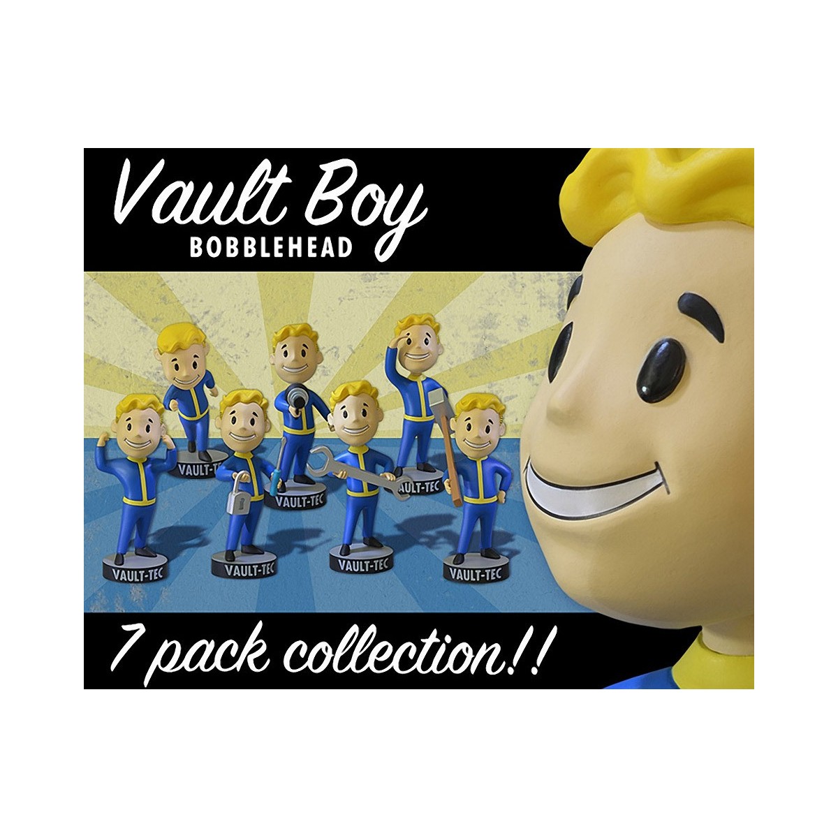 Fallout 3: Vault Boy Bobblehead Set Complet