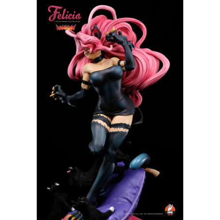 HMO Girls - Felicia 1/4 Schwarz Version Darkstalkers - Hand Made Object