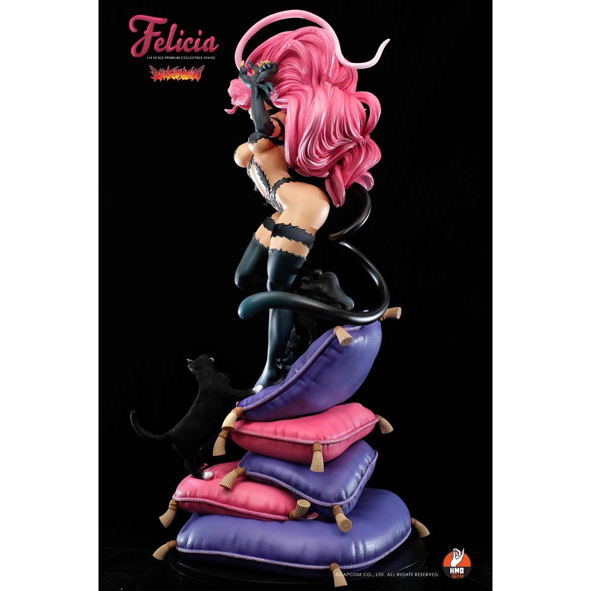 HMO Girls - Felicia 1/4 Schwarz Version Darkstalkers - Hand Made Object