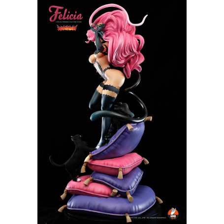 HMO Girls - Felicia 1/4 Schwarz Version Darkstalkers - Hand Made Object