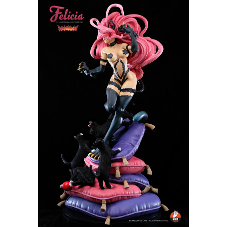 HMO Girls - Felicia 1/4 Schwarz Version Darkstalkers - Hand Made Object