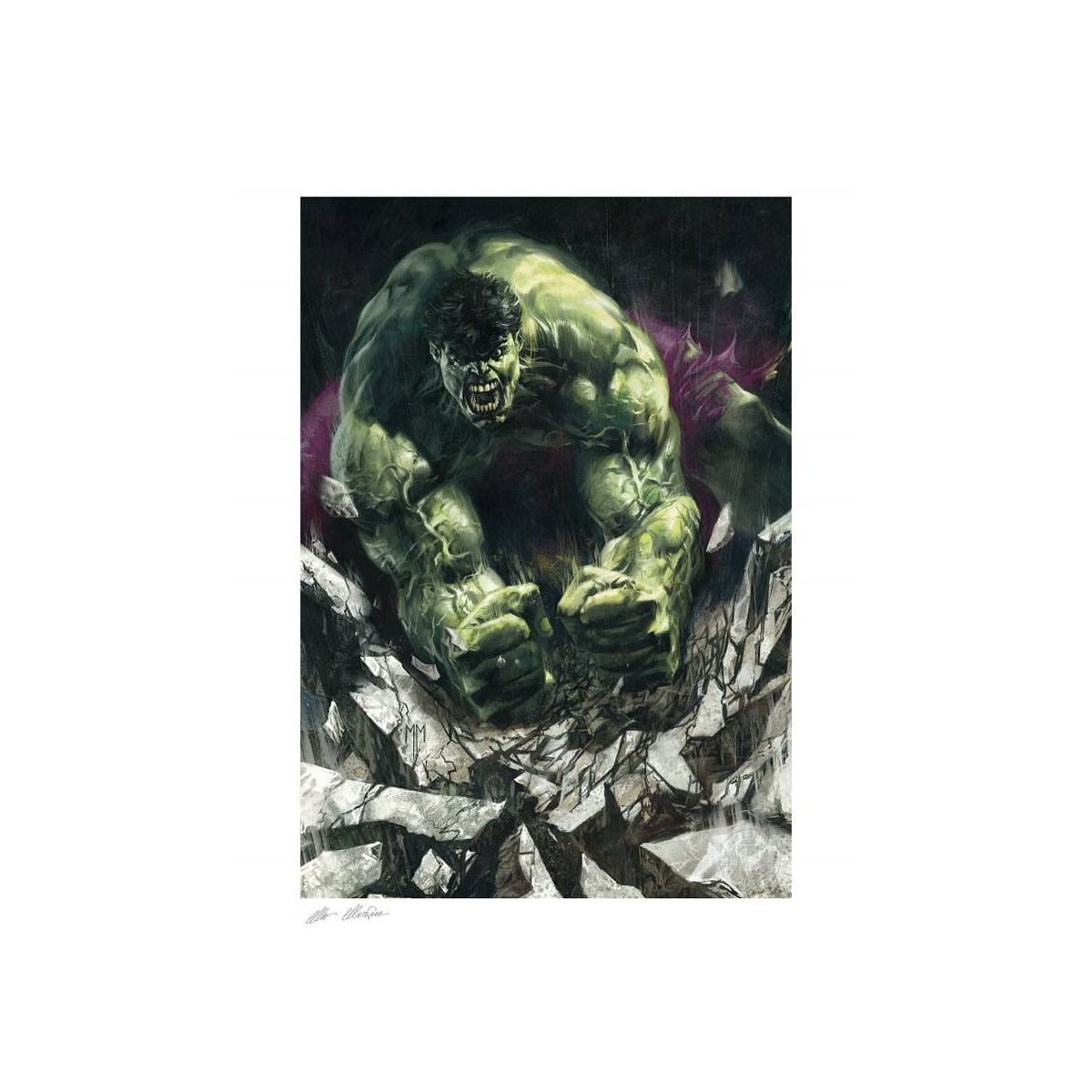 Marvel Druck - Art Print Hulk 1 - 46 x 61 cm - ungerahmt
