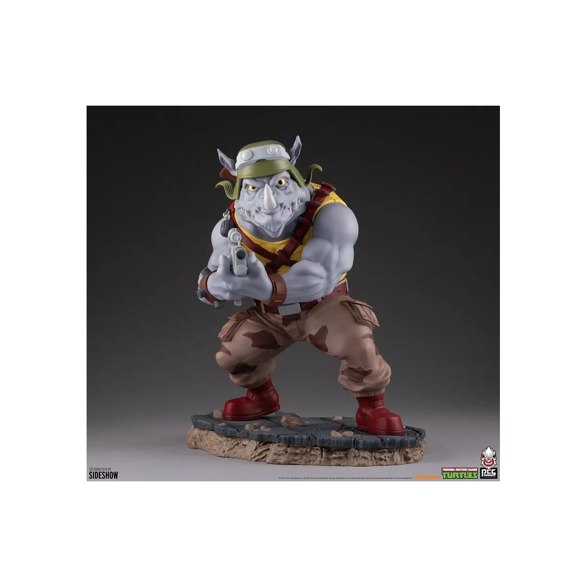 Premium Collectibles Studio PCS - Rocksteady 1/4 Statue - Teenage Mutant Ninja Turtles TMNT