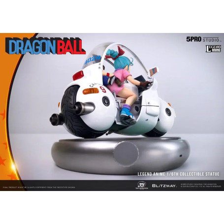 Blitzway X 5Pro Studio - Dragon Ball Bulma's Capsule No.9 Bike Statue 1/6